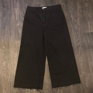 Madewell high waist wide leg crop